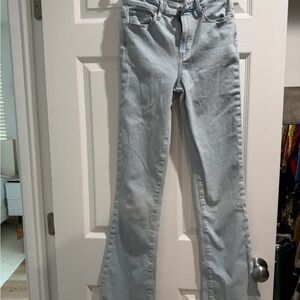 PAIGE Light Wash Flare Jeans